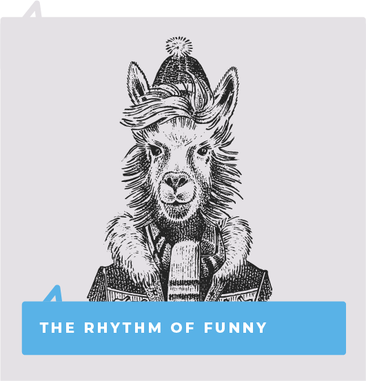 The rhythm of funny